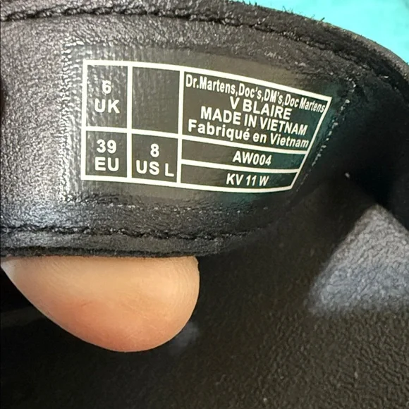 Dr. Martens Black Strappy Sandals with Yellow Accents - Picture 6 of 7